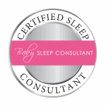 Logo gecertificeerde kinderslaapcoach baby sleep consultant