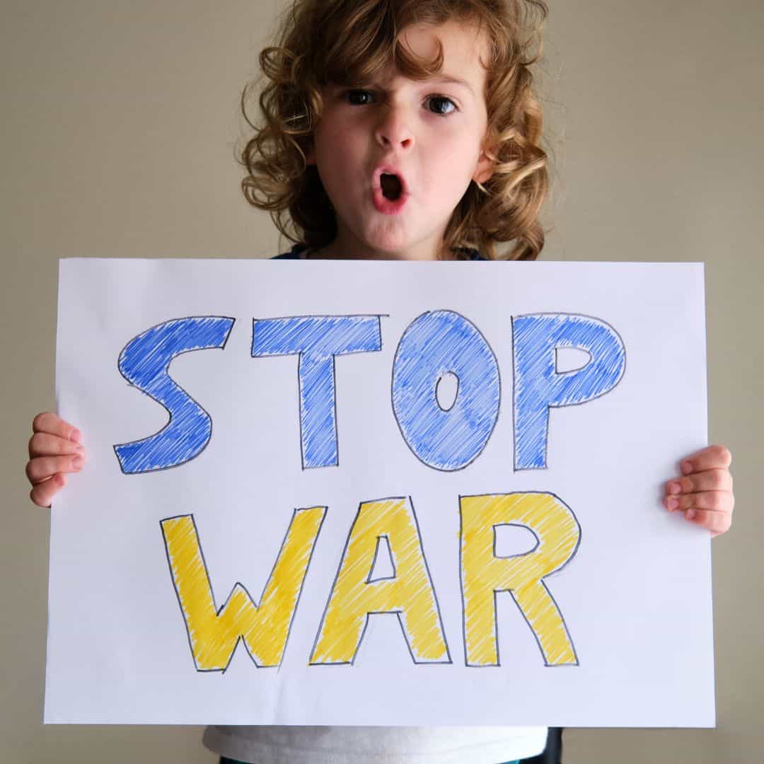 Met kinderen over oorlog praten