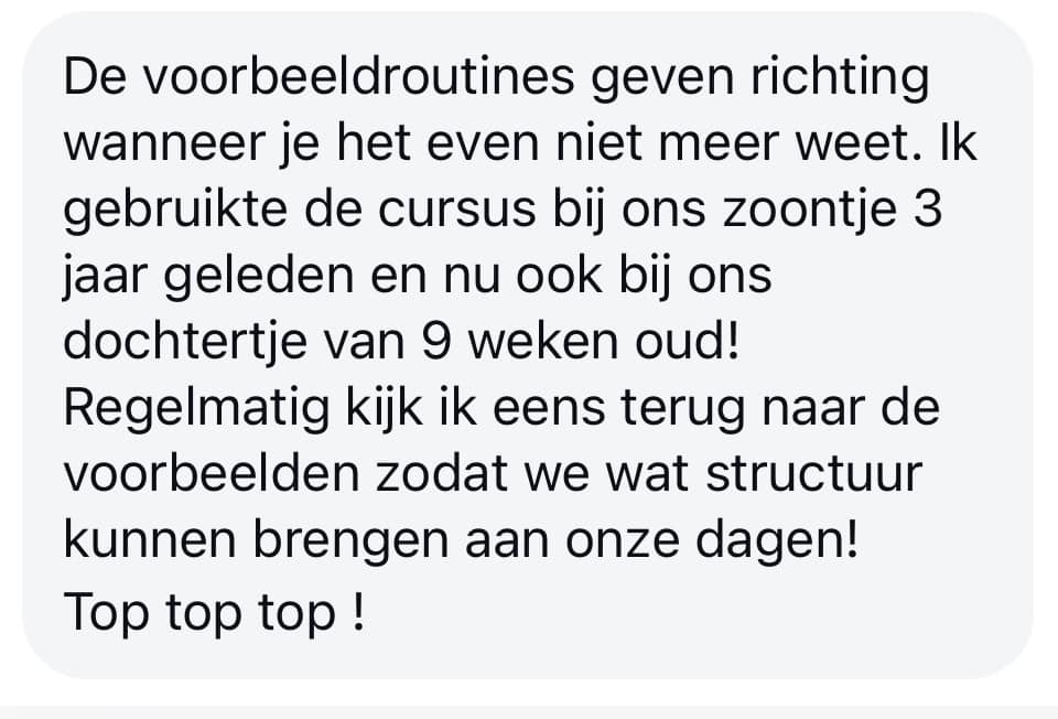 review voorbeeldroutinegids