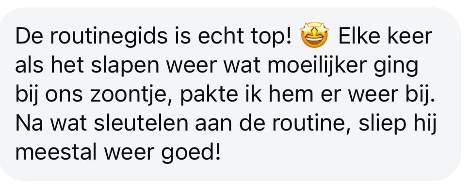 review voorbeeldroutinegids