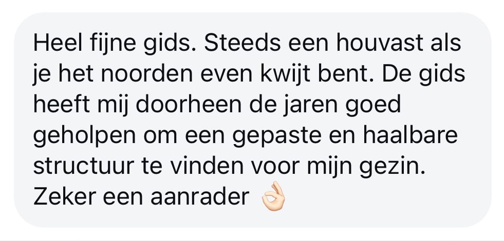 review voorbeeldroutinegids