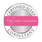 Logo gecertificeerde kinderslaapcoach baby sleep consultant
