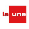 Logo van La Une rood met wit